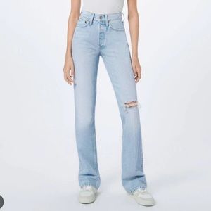 re/done high rise 70s bootcut jeans